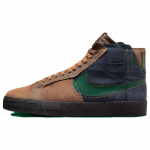 Nike Zoom Blazer Mid Premium SB Legend Tume Pruun Obsidiaan Unisex Tossud Hele-Briti-Pruun Kuusk FZ3306-200 42