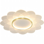 Moodne lihtne Led loominguline lilletuba Valgus, soe romantiline &uuml;mmargune s&ouml;&ouml;gitoa lambid ja laternad Diameter - 50cm kuld