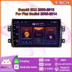 2 DIN auto Android-autoraadio multimeediumivideopleier Suzuki SX4 2006-2013 Bluetooth Carplay automaatse navigatsiooniga GPS DSP 4+64GB 2+32GB