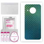apgo Protective Skin Sticker for the back compatible with Nokia X100, Wrap Film, Foil, Vinyl - Pattern Carbon Chameleon CAKA1