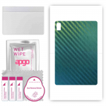 apgo Protective Skin Sticker for the back compatible with Blackview Tab 12, Wrap Film, Foil, Vinyl - Pattern Carbon Chameleon CAKA1