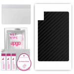 apgo Protective Skin Sticker for the back compatible with TCL Tab 10L Gen 2, Wrap Film, Foil, Vinyl - Pattern Carbon Black