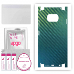 apgo kaitsev nahakleebis tagak&uuml;ljele ja k&uuml;lgedele, mis &uuml;hildub Xiaomi Poco X3 Pro-ga, t&auml;is&uuml;mbriskilega, fooliumiga, vin&uuml;&uuml;liga &ndash; mustriga s&uuml;sinik-kameeleon CAKA1