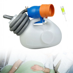 Kaasaskantav meeste pissuaaripudel, kaanega k&auml;epidemega pissipott 3000 White