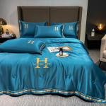 Uus Nordic Ins Pestud Suvine jahe tekk Kliimaseade &Uuml;hekordne j&auml;&auml;siidist tekk Kahekordne &otilde;huke tekk Luksuslik voodipesu 150x200cm 3pc a Set