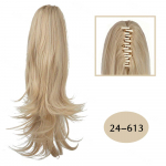 MISSQUEEN S&uuml;nteetiline laineline k&uuml;&uuml;nisega hobusesaba pikendusparukas, pikk hobusesaba parukas naiste pidur&otilde;ivastele 35cm