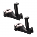 2-&uuml;hes auto peatoe peidetud konks, 2-&uuml;hes autoistme konksud telefonihoidikuga One Size sinine