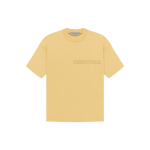 Fear of God Essentials L&uuml;hikeste varrukatega T-s&auml;rk Hele Toscana Unisex Topid Kollane 125BT222002F L