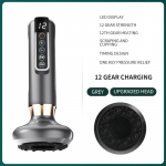 Tricolor elektriline masseerija GuaSha tselluliidivastane vaakum-iminapp ilu tervis kraapiv infrapuna kuumus salendav massaažiteraapia