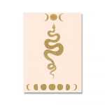 Boho feministlik paganlik mantra Wiccani seinakunsti plakat 21x30cm No Framed