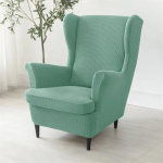 Elastne kaldus tiivaga tooli kate Polar fliisist King tugitooli kate Stretch Wingback diivanikatted padjakattega kodukaunistusega