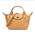 Igap&auml;evaselt sobiv kevad-suvi Longxiangi lambanahast pelmeenikott &Otilde;lakott K&auml;ekott Sama stiiliga Crossbody kott Mini(Max Length<20cm) oranž