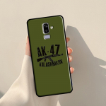 Ak 47 relvakohver Samsung Galaxy J7 2016 A3 A5 J1 J3 J5 2017 A6 A7 A8 A9 J8 2018 J4 J6 Plus kate A6 Plus 2018