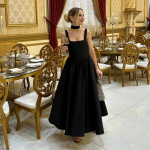 Must seljata pikk kleit naistele elegantne varrukateta k&otilde;rge v&ouml;&ouml;kohaga &otilde;htune hommikumantel &scaron;ikk naiste &ouml;&ouml;klubi pidu Vestidos sukahoidja kleit S must