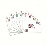 Karp 144 mahjongi m&auml;ngukaardi ja 50 osalise m&auml;ngurekvisiidiga, minipaber Mahjongi plaadid, kaasaskantav vaikne paberist mahjongi komplekt 2pcs