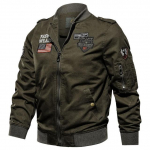 Taktika Jope Meeste S&uuml;gispommitaja Puuvillane Mantel Suures Suuruses Tikand Lennuk Pilot Cargo Joped Meeste Jaqueta Masculina XL khaki