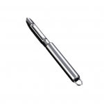 Roostevabast terasest p&ouml;&ouml;rlev koorija k&ouml;&ouml;givilja- ja puuviljakoorija jaoks Ergonoomilise disainiga kahe teraga lihtne koorimist&ouml;&ouml;riist kartuliporgandi kala koorimiseks