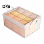 Kokkupandav hoiukast tolmukindla kaanega, k&auml;epideme disain, l&auml;bipaistev, suure mahutavusega niiskuskindel kapp riiete organiseerija hoiukorv M