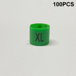 100 tk Riidepuu Suuruse silt Plastikust r&otilde;ivas Suurusemarker Sildid S&otilde;rmused riietele Pood Pood Riidepuu Xs SML Xl 3Xl-5Xl XL