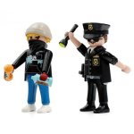 Playmobil Duo Pack Politsei ja Grafiti Figuuride Komplekt 70822, 1 komplekt, populaarsed m&auml;nguasjad Koreas black