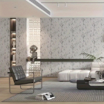 1tk Ahhaatkivist valge mustriga tapeet kooritud ja kleebitud veekindel ja teisaldatav elutoa m&ouml;&ouml;bli renoveerimise tapeet seinakaunistus! 45*300cm/17.7*118in