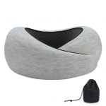 Reisi kaelapadi Lennuki m&auml;luvahust kaelatoe padi reguleeritav ergonoomiline disain pestav kaelatoe padi helehall v&auml;rv