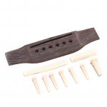 1 komplekt akustilise kitarri silla + luusilla tihvtid/sadula/mutri sadula kitarri osad 1set