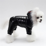 Veekindlad talvised lemmikloomakoerariided, soojad lemmikloomade sulemantel jakk Jumpsuit kutsikate riided v&auml;ikesele koerale kost&uuml;&uuml;mile Chihuahua Ropa Perro S punane