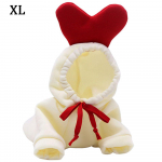 Lemmikloomatarbed Talvine R&otilde;ivas Soe Mantel Puuviljad Kutsika Mantel Koera Talveriided Lemmiklooma Kapuutsiga Dressipluus Koera Kombinesoon XL-Style 5