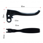 120mm/103mm pidurihoova tarvikud must piduripump