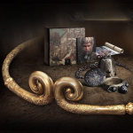 Black Myth Wukong M&uuml;toloogiline Kaunistus M&auml;ngu Perifeeria K&auml;sit&ouml;&ouml;na Valmistatud Kaelakee S&otilde;rmus M&auml;rk Kuldne R&otilde;ngas Sun Wukong Kollektsioon Set of 4