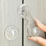 L&auml;bipaistev avamiseks laste turvakaitse k&uuml;lmkapp garderoobi sahtel Pika lukuga beebi muljumisvastane k&auml;sikapp uksekapp