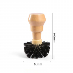 51/54/58 mm portafiltri puhastushari kohvi tamper Barista espressokohvi puhastusharja t&ouml;&ouml;riist puidust k&auml;epidemega tarvikutega