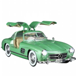 1/24 Mercedes Benz 300SL sulamist klassikaline vanaauto mudel auto mudel survevalu metallist tagasit&otilde;mbav helivalgus auto lastele kingitus