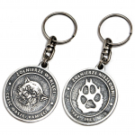 Soldiers Turn Up - Silver-plated key ring, purse decoration, backpack pendant by Art-Dog brand h&otilde;be