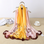 Uus Four Seasons saadaval Uus siid, suur &otilde;huke v&auml;limine kaelakaitse sall p&auml;ikesekaitsekreem, soe rannar&auml;tik naistele 90*180cm