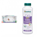 Himalaya &Otilde;rnad beebi salvr&auml;tikud (72 lehte) & Himalaya beebipulber (400g)