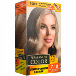 PERMANENT COLOR Professionaalne juuksev&auml;rvimine 24 t&uuml;&uuml;pi tooni Teie juuksehooldus Blonde Light Ash 7.10