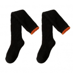 1 paar naiste talvesokid, paksendatud korallifliis, p&otilde;lvepikkus, pikk toru, k&otilde;rge elastsusega m&auml;his, libisemisvastased p&otilde;randasokid, mugavad soojad sukad khaki