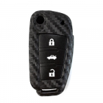 Auto kaugjuhtimispuldi v&otilde;tme&uuml;mbrise kate AUD A3 8P A6 TT Q3 A1 A4 Q7 S3 jaoks Black