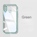 Luksuslik pinnakattega kaitseraua l&auml;bipaistev &uuml;mbris Huawei P30 Lite P20 P40 P50 Pro Mate 20 P 30 silikoonist l&auml;bipaistva tagakaane P30lite P30pro jaoks P30 roheline