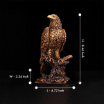 Dekoratiivne V&otilde;imsa Kotka Figuur Kiskjalind Skulptuur Kodu Kontori jaoks S&uuml;mboolne Kotka Kuju Ideaalne Kingitus Armastajatele Lind Patriootlik Dekor