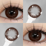 EYESHARE 2Pcs/Pair Natural Brown Colored Contact Lenses Gray Pupil For Eyes Korean Cosmetic Fashion