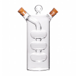 Uued loomingulised kokteiliklaasid armastajatele topelttoruga kaks erinevat jooki, integreeritud pudel Novel baari &ouml;&ouml;klubi segamisveini tass Share Glass 100ml And 315ml