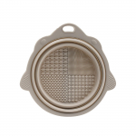 Silikoonist meigipintsli puhastusvahend, kosmeetikaharja puhastusvahend, pintsli puhastuslapp Kokkupandav meigipintsel One Size khaki