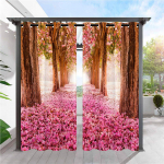 3D odav kaasaegne luksuslik elegantne lehtede kunstidisainiga tint 2 t&uuml;kki &otilde;hukese varjundiga pol&uuml;esterkardin elutuba magamistuba kodukaunistusega konks 100W130H(CM)40x51in&Hook