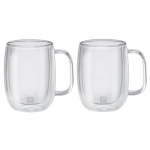 Verres &agrave; Caf&eacute; - ZWILLING - Sorrento - 2 Pi&egrave;ces - 355 ml - Verre Borosilicate