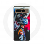 Coque Maniacase pour Google Pixel 7 Pro miguel oliveira moto gp fond sombre