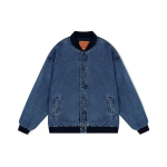 Levis S&uuml;gis/Talv22 Vabaaja &Uuml;mmarguse Kaelusega &Uuml;he N&ouml;&ouml;biga Pesapallijakk Meeste jakid Sinine A1943-0000 S blue
