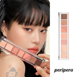 Peripera All Take Mood Palette, 03 Can I Call You a Flower?, 1 piece brown